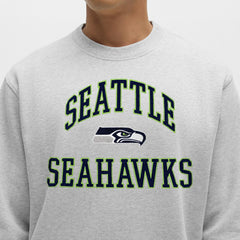 Seattle Seahawks lululemon Steady State Sweatshirt Heathered Silver Drop - NFL