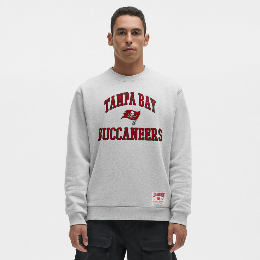 Tampa Bay Buccaneers lululemon Steady State Sweatshirt Heathered Silver Drop - NFL