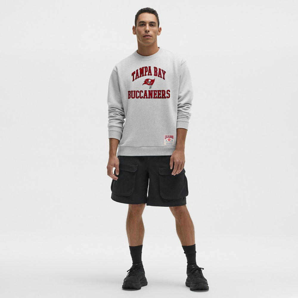 Tampa Bay Buccaneers lululemon Steady State Sweatshirt Heathered Silver Drop - NFL