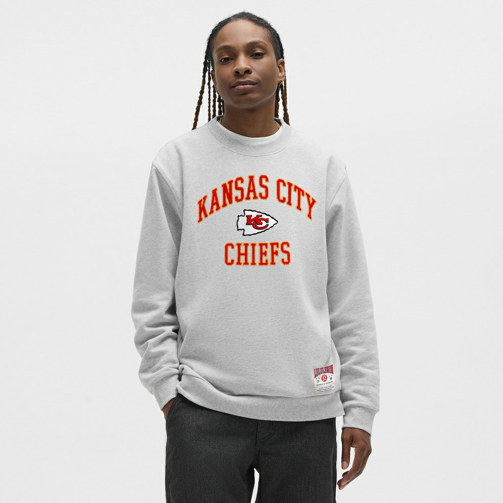Kansas City Chiefs lululemon Steady State Sweatshirt Heathered Silver Drop - NFL