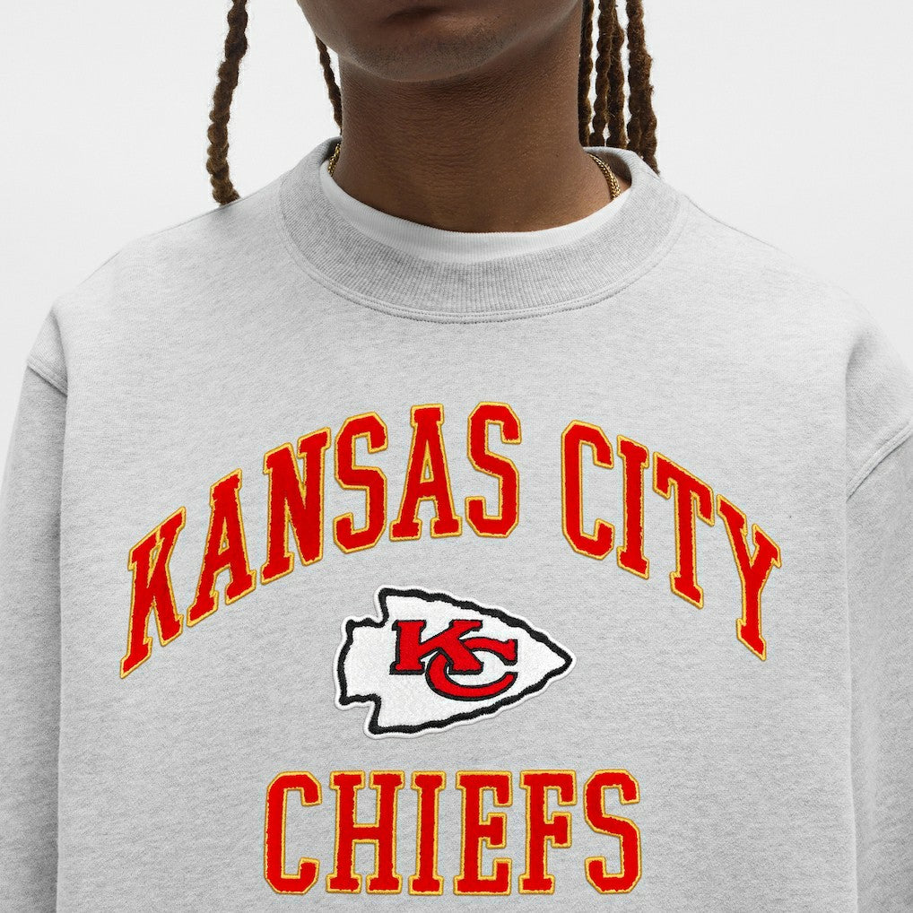 Kansas City Chiefs lululemon Steady State Sweatshirt Heathered Silver Drop - NFL