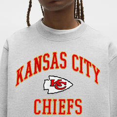 Kansas City Chiefs lululemon Steady State Sweatshirt Heathered Silver Drop - NFL