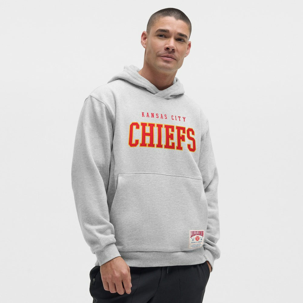 Kansas City Chiefs lululemon Steady State Pullover Hoodie Heathered Silver Drop - NFL