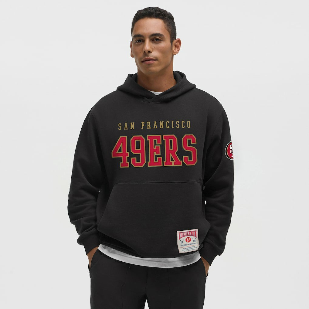 San Francisco 49ers lululemon Steady State Pullover Hoodie Black - NFL