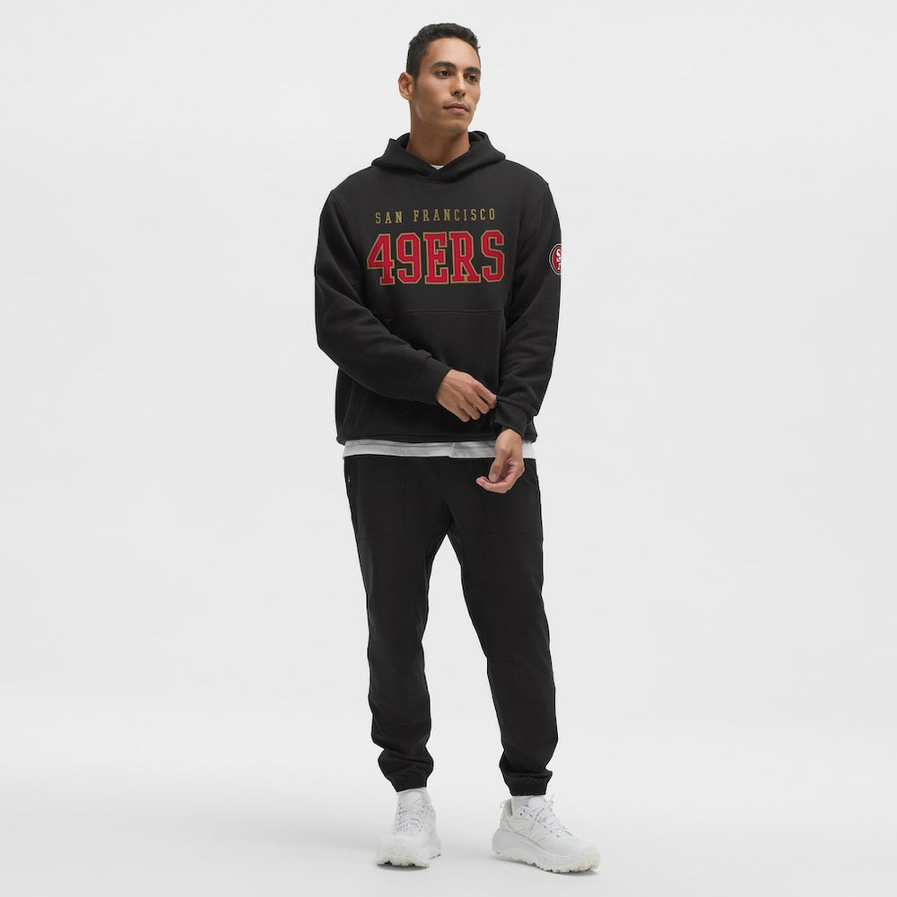 San Francisco 49ers lululemon Steady State Pullover Hoodie Black - NFL