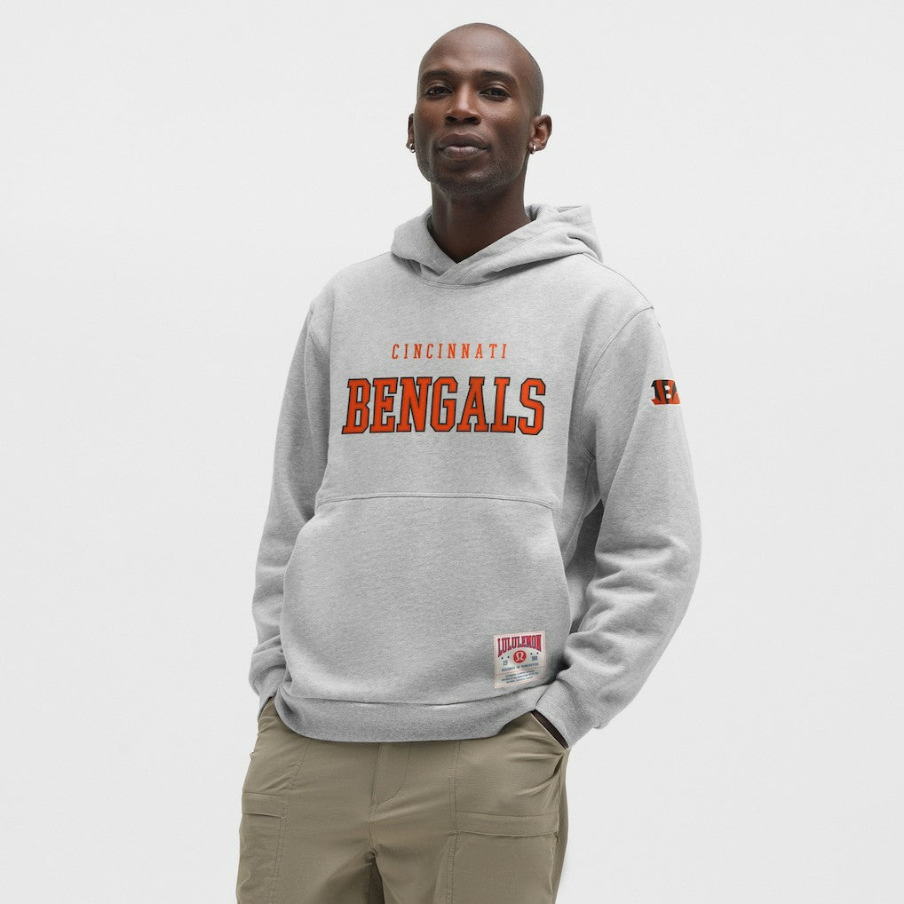Cincinnati Bengals lululemon Steady State Pullover Hoodie Heathered Silver Drop - NFL