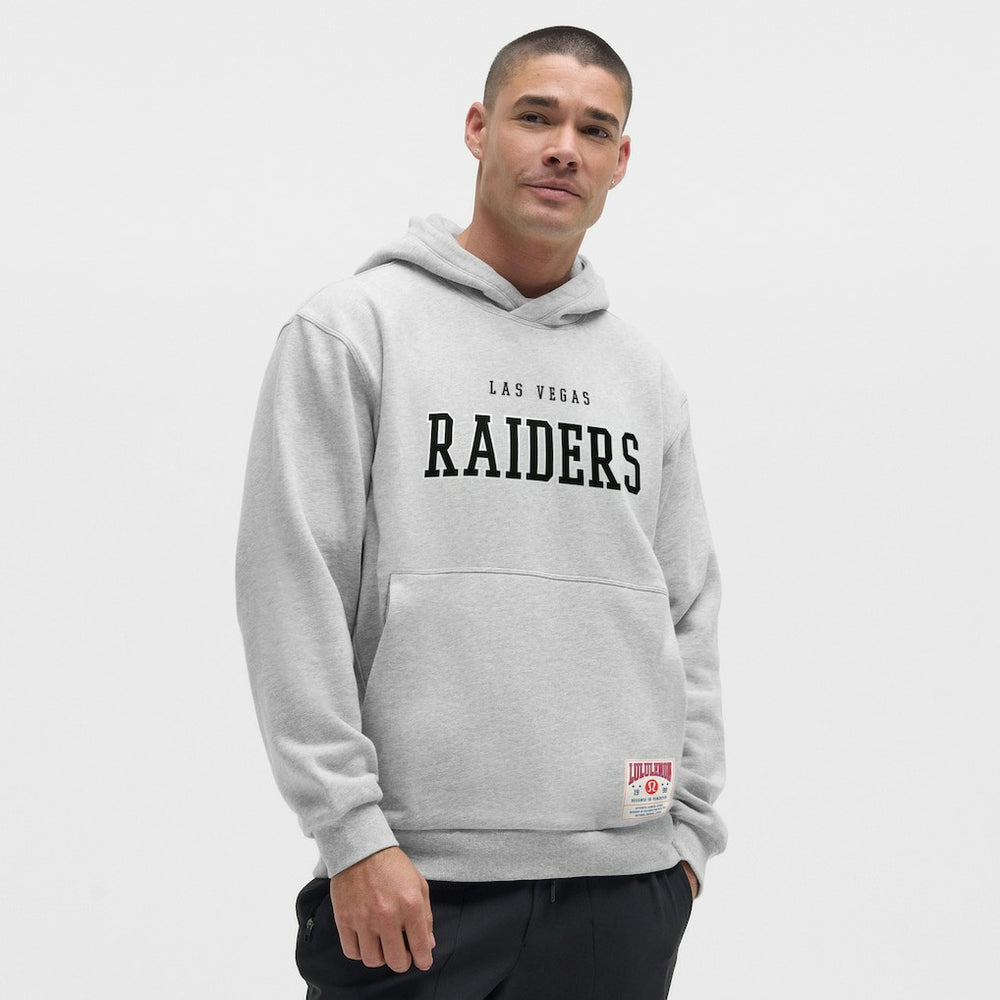 Las Vegas Raiders lululemon Steady State Pullover Hoodie Heathered Silver Drop - NFL