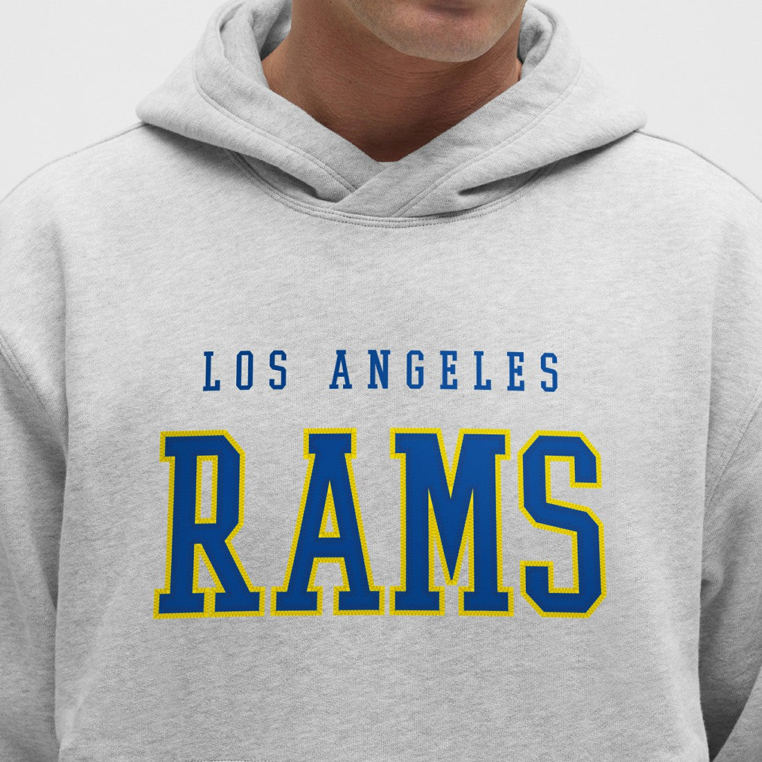 Los Angeles Rams lululemon Steady State Pullover Hoodie Heathered Silver Drop - NFL