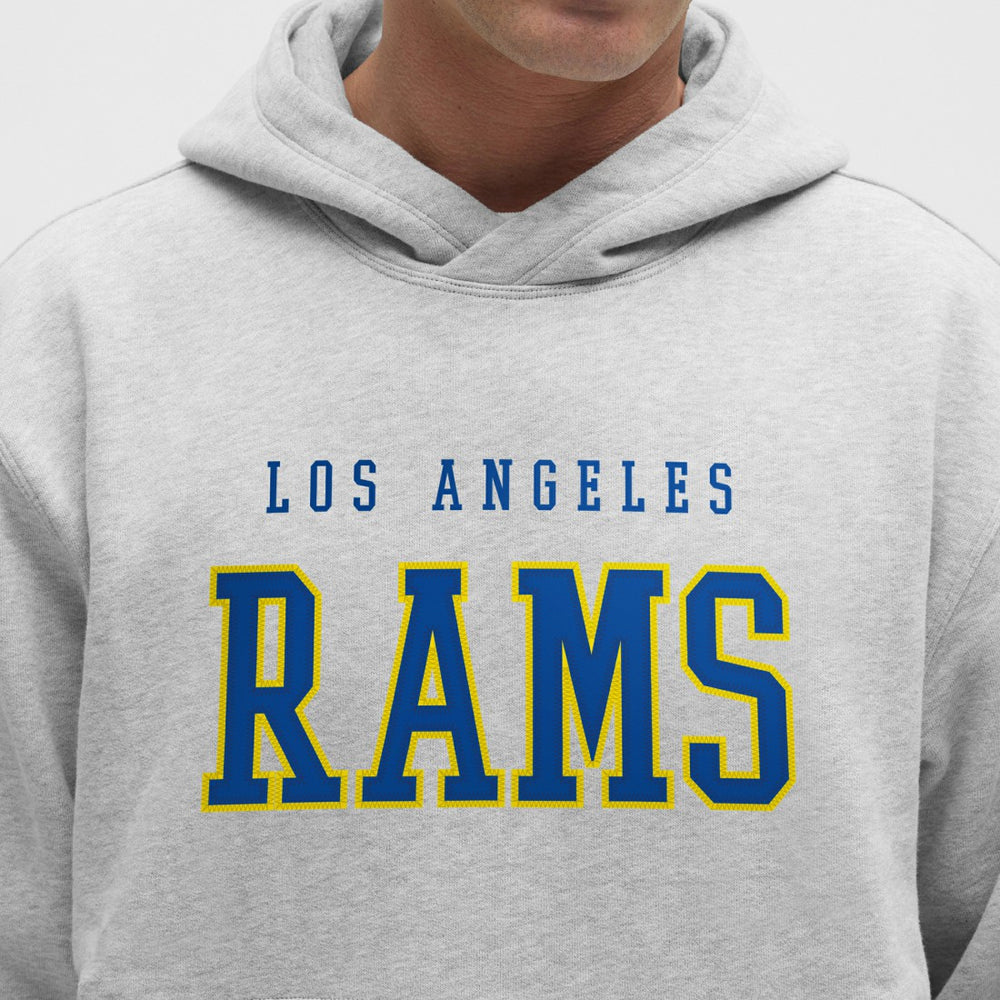 Los Angeles Rams lululemon Steady State Pullover Hoodie Heathered Silver Drop - NFL