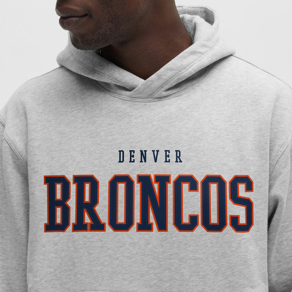 Denver Broncos lululemon Steady State Pullover Hoodie Heathered Silver Drop - NFL