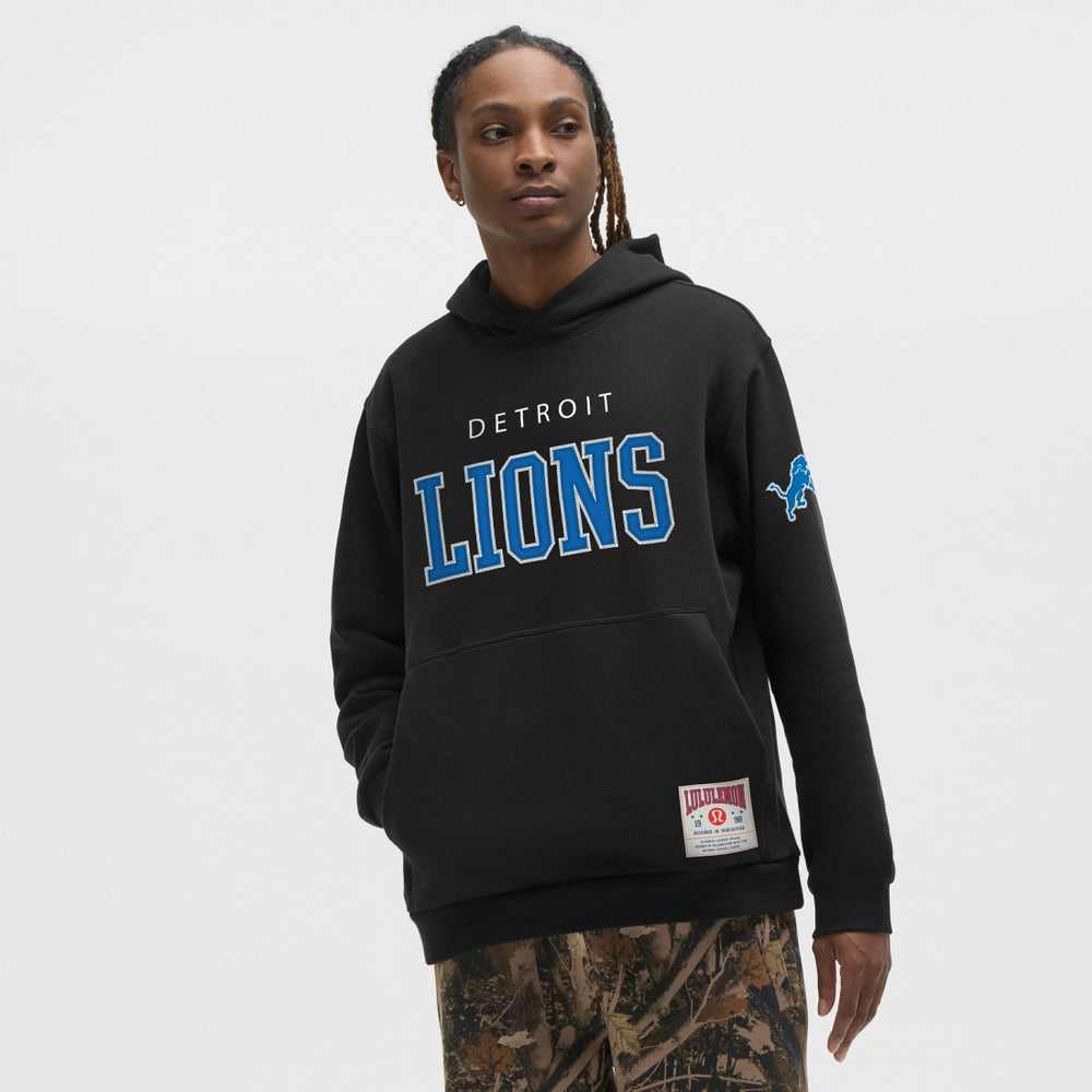 Detroit Lions lululemon Steady State Pullover Hoodie Black - NFL