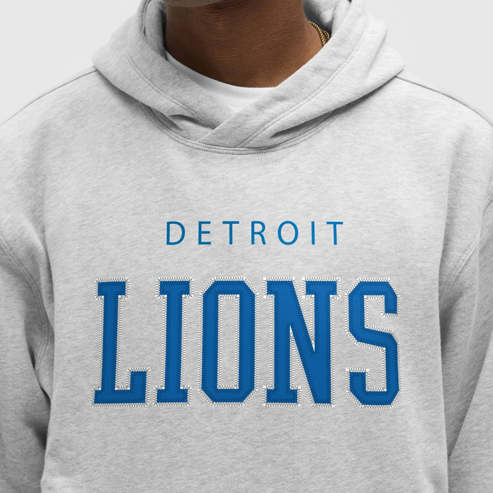 Detroit Lions lululemon Steady State Pullover Hoodie Heathered Silver Drop - NFL