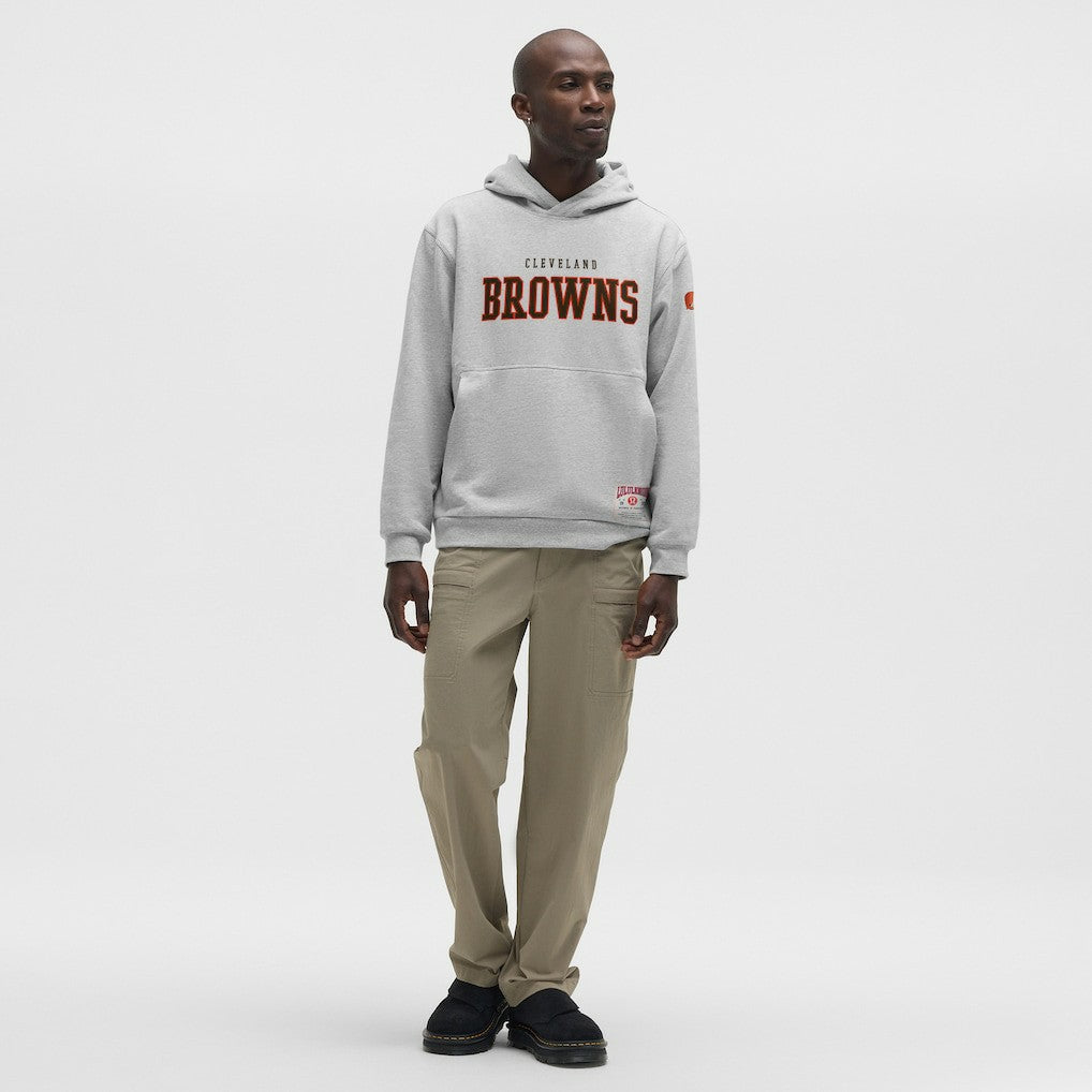 Cleveland Browns lululemon Steady State Pullover Hoodie Heathered Silver Drop - NFL