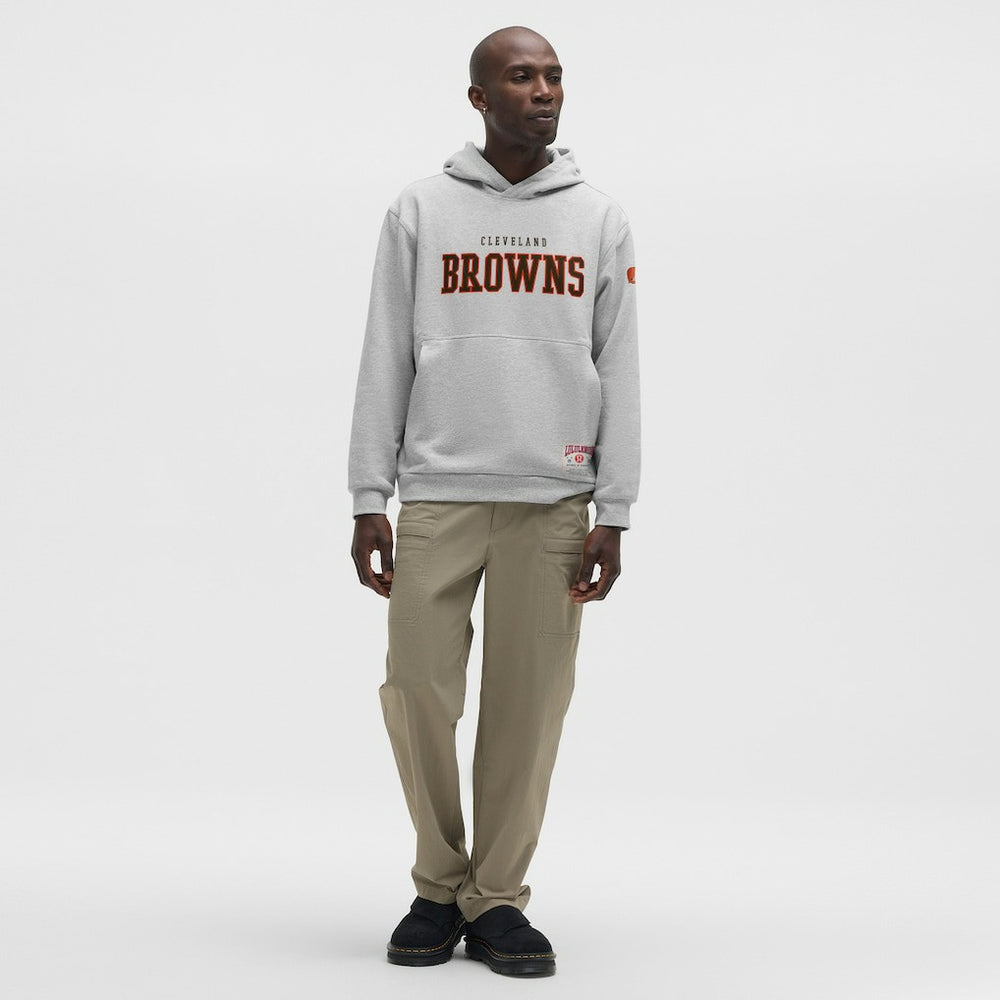 Cleveland Browns lululemon Steady State Pullover Hoodie Heathered Silver Drop - NFL