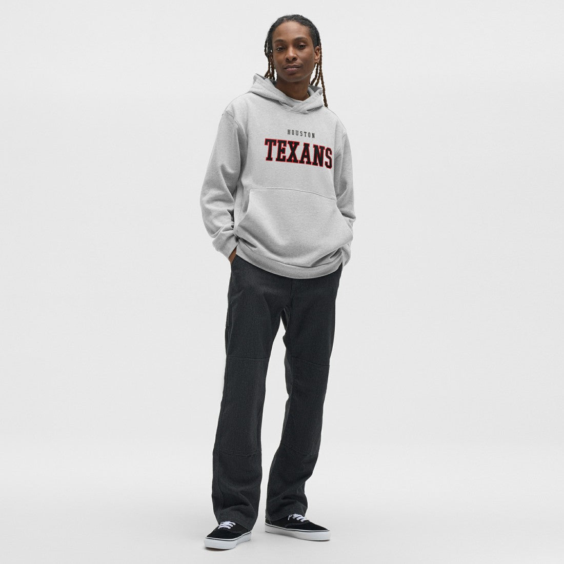 Houston Texans lululemon Steady State Pullover Hoodie Heathered Silver Drop - NFL