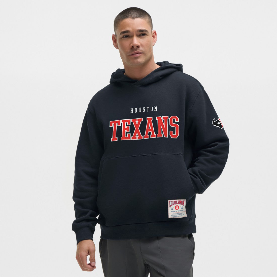 Houston Texans lululemon Steady State Pullover Hoodie True Navy - NFL