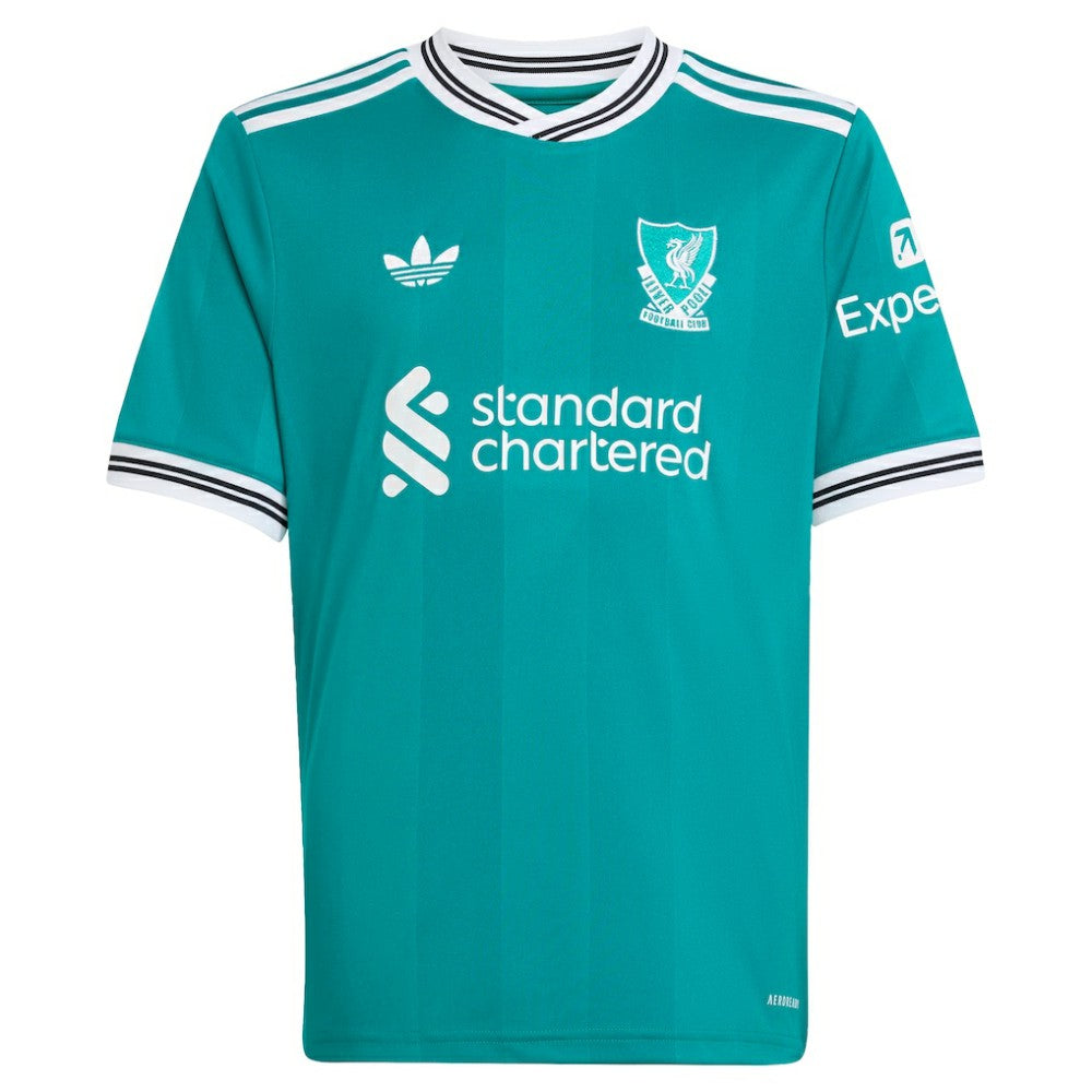 Adidas Liverpool Youth 2025/26 Third Replica Jerseys - Green