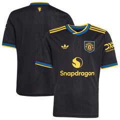 Adidas Manchester United Youth 2025/26 Third Replica Jerseys - Black