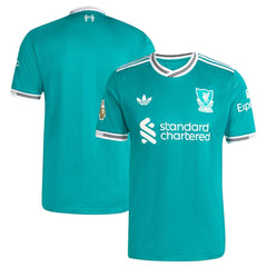 Adidas Liverpool 2025/26 Third Jerseys with Patch - Green