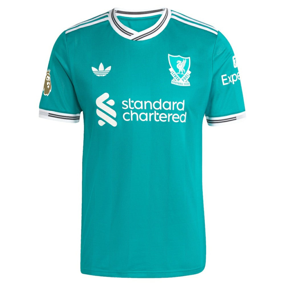 Adidas Liverpool 2025/26 Third Jerseys with Patch - Green