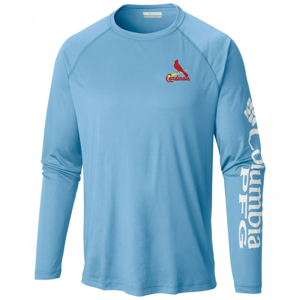 St. Louis Cardinals Columbia Terminal Tackle Long Sleeve Shirt discount