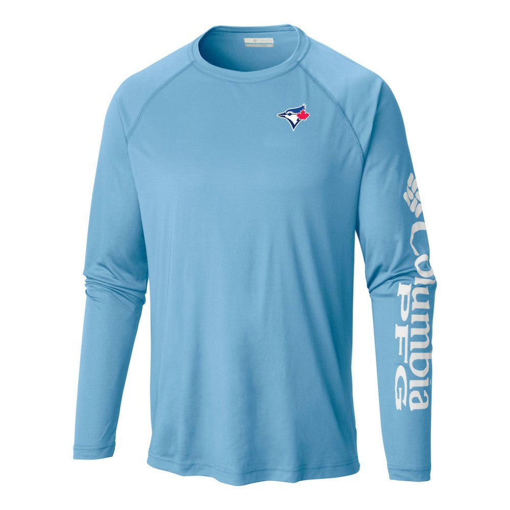 Toronto Blue Jays Columbia Terminal Tackle Long Sleeve Shirt for sale