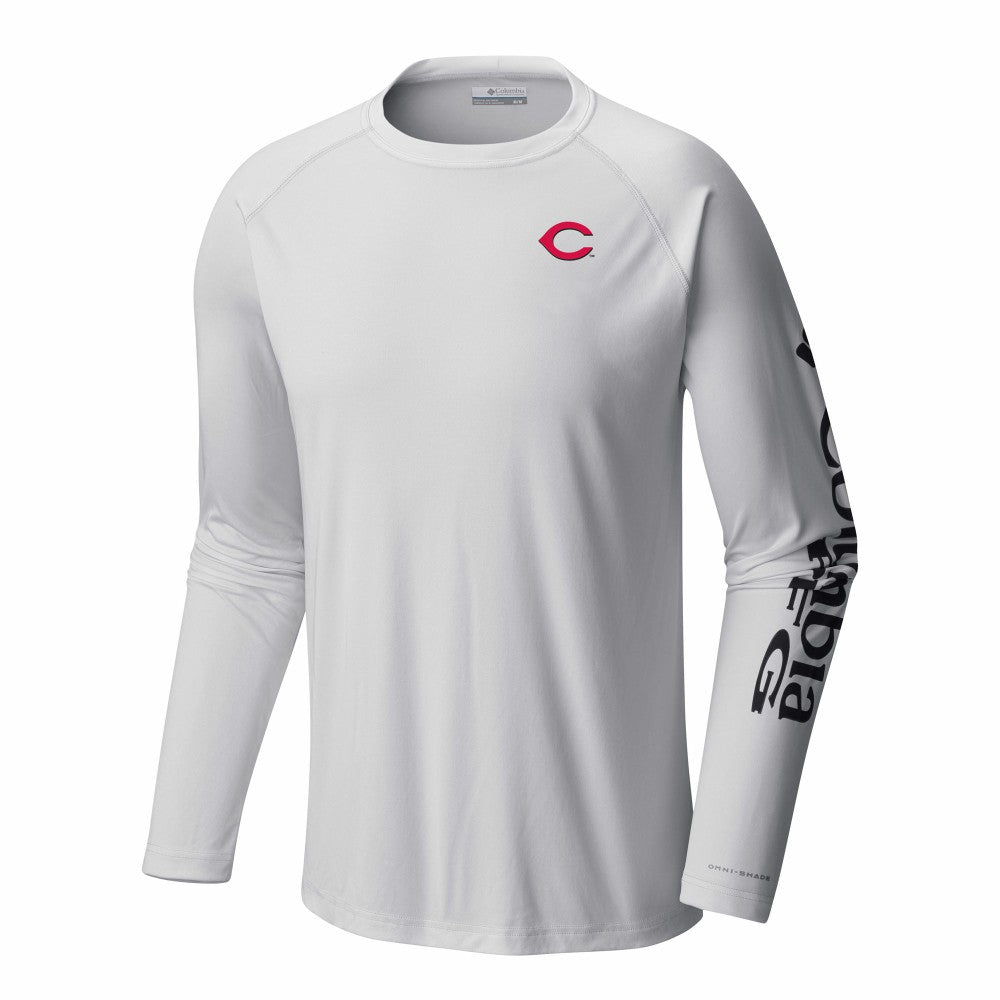 Cincinnati Reds Columbia Terminal Tackle Long Sleeve Shirt Near Me
