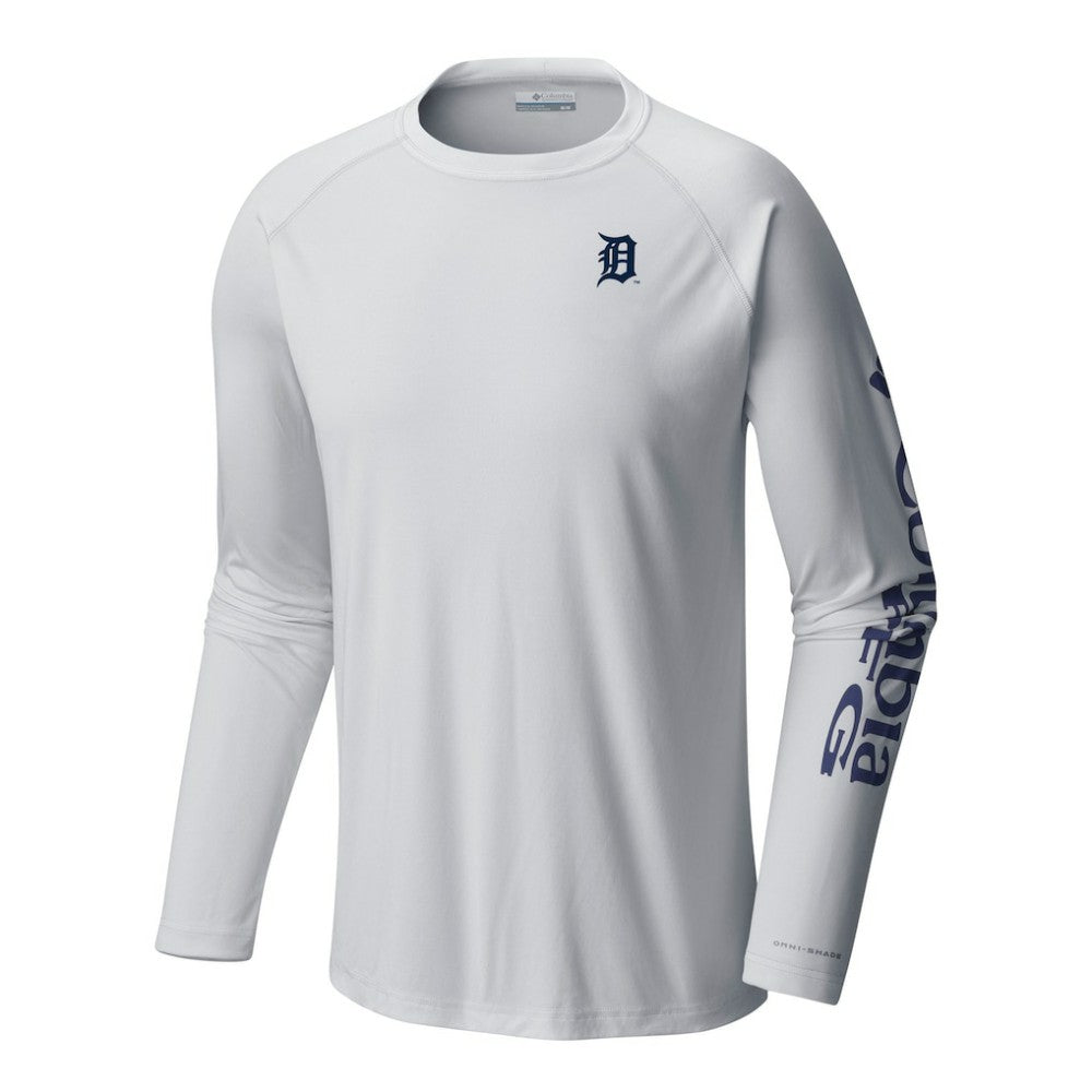 Detroit Tigers Columbia Terminal Tackle Long Sleeve Shirt Near Me