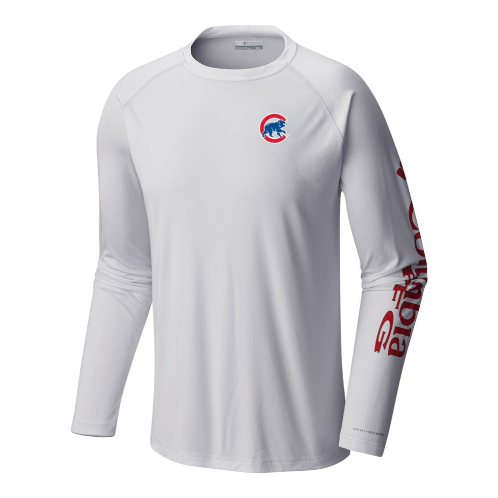Chicago Cubs Columbia Terminal Tackle Long Sleeve Shirt Clearance
