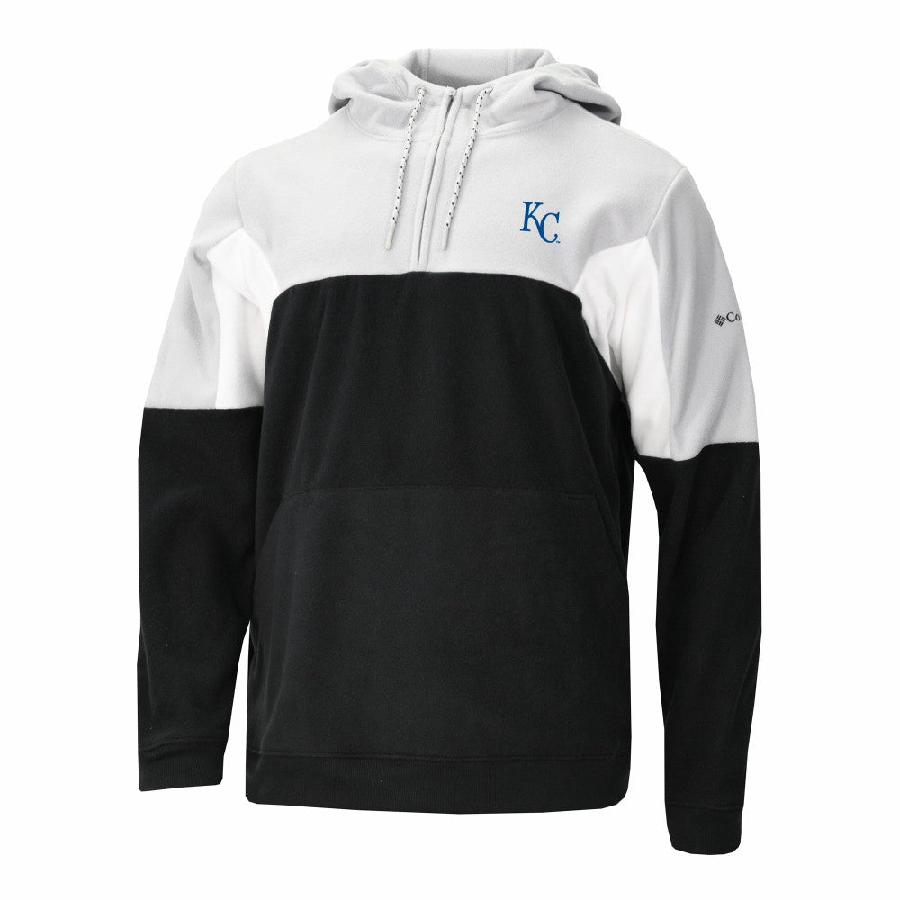 Kansas City Royals Columbia Men's Lodge Fleece Quarter-Zip Hoodie Sale