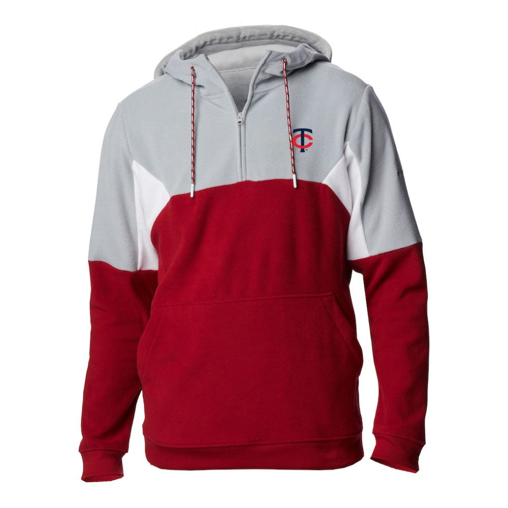 Minnesota Twins Columbia Men's Lodge Fleece Quarter-Zip Hoodie Near Me
