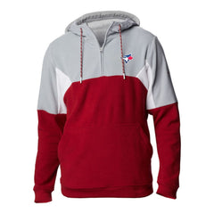 Toronto Blue Jays Columbia Men's Lodge Fleece Quarter-Zip Hoodie discount