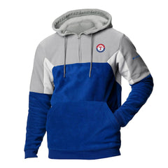 Texas Rangers Columbia Men's Lodge Fleece Quarter-Zip Hoodie discount