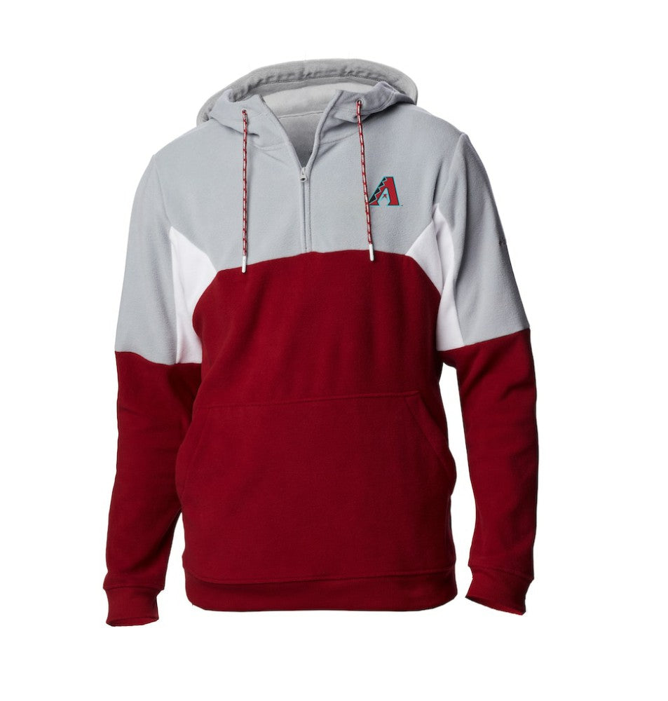 Arizona Diamondbacks Columbia Lodge Fleece Quarter-Zip Hoodie discount
