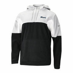 Miami Marlins Columbia Lodge Fleece Quarter-Zip Hoodie Sale