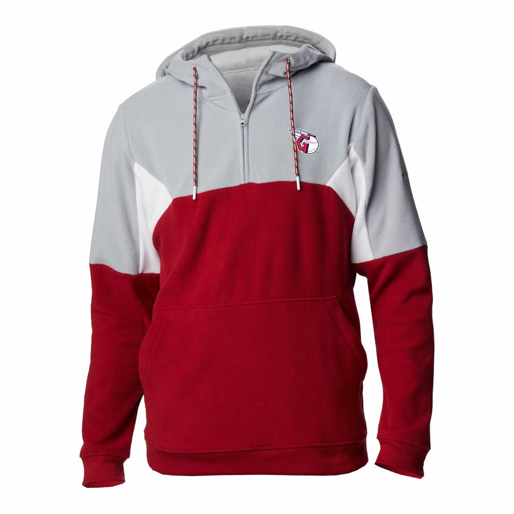 Cleveland Guardians Columbia Men's Lodge Fleece Quarter-Zip Hoodie Near Me