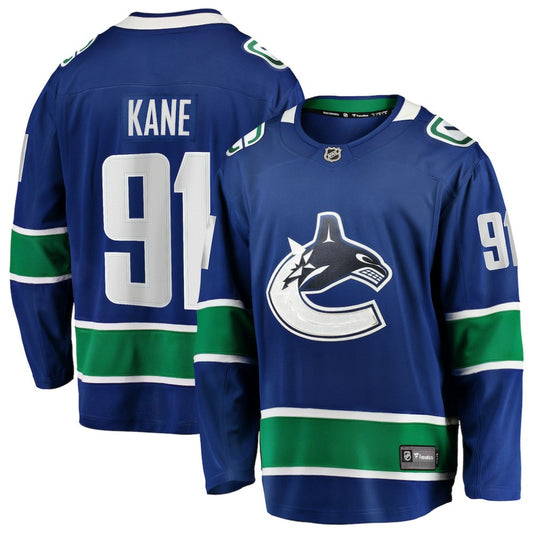 Evander Kane Vancouver Canucks Fanatics Home Breakaway Jersey - Blue | NHL Jerseys