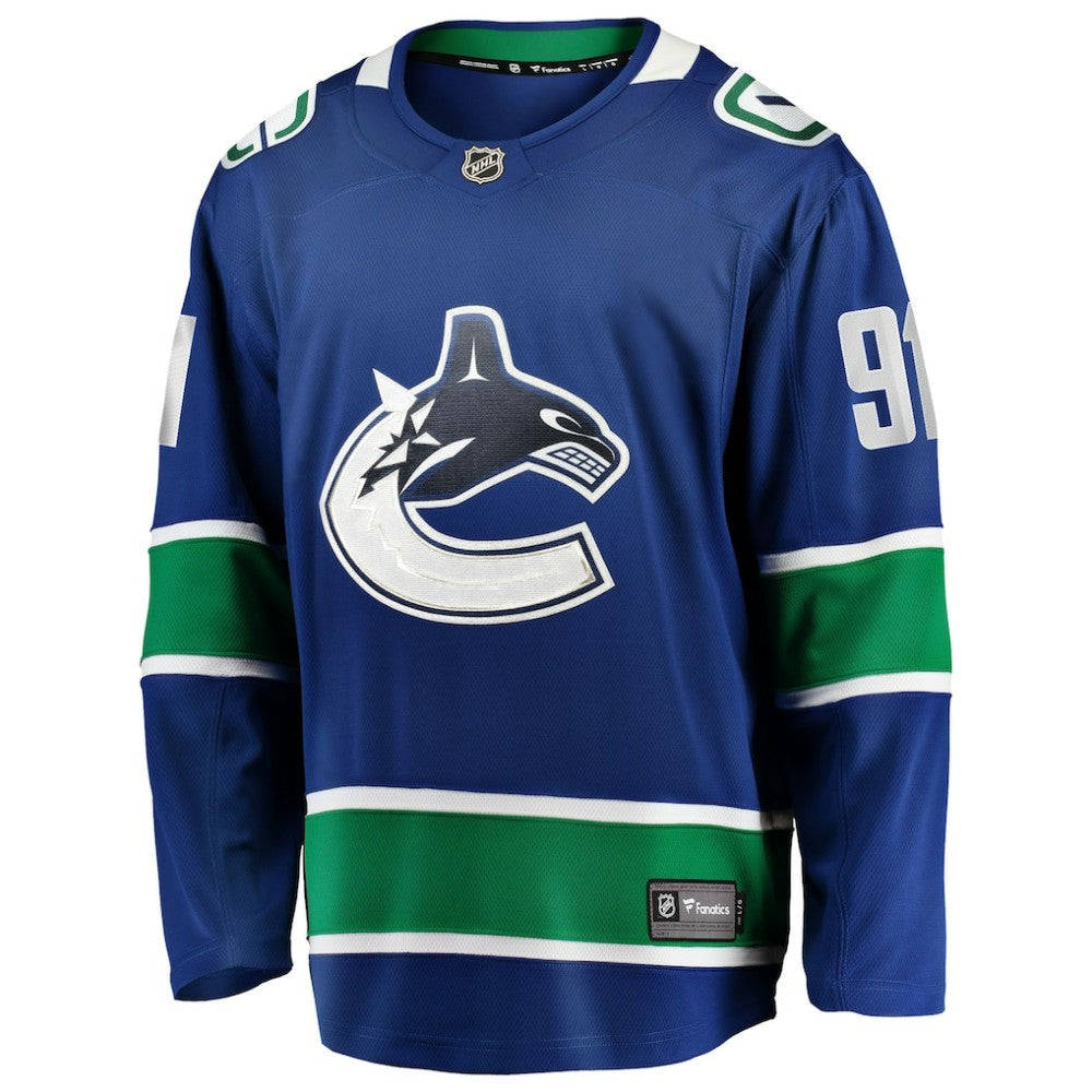 Evander Kane Vancouver Canucks - Fanatics Home Breakaway Jersey Blue