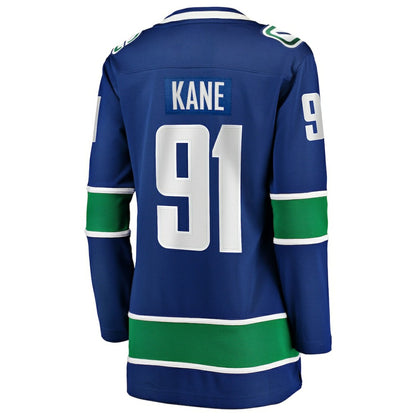 Evander Kane Vancouver Canucks Fanatics Women's Home Breakaway Player Jersey - Blue | NHL Jerseys