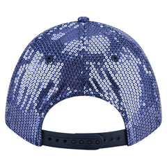 Dallas Cowboys New Era Women's Sequin 9FORTY Adjustable Hat Navy - NFL