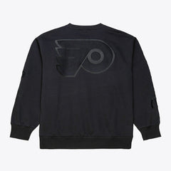 Philadelphia Flyers - Mitchell & Ness Phantom Fleece Crew Neck Sweatshirt Black