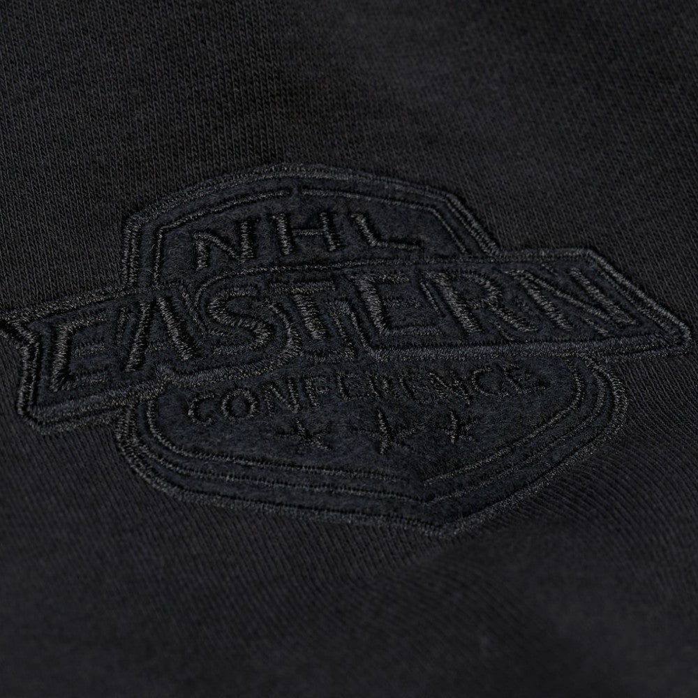 Detroit Red Wings - Mitchell & Ness Phantom Fleece Crew Neck Sweatshirt Black