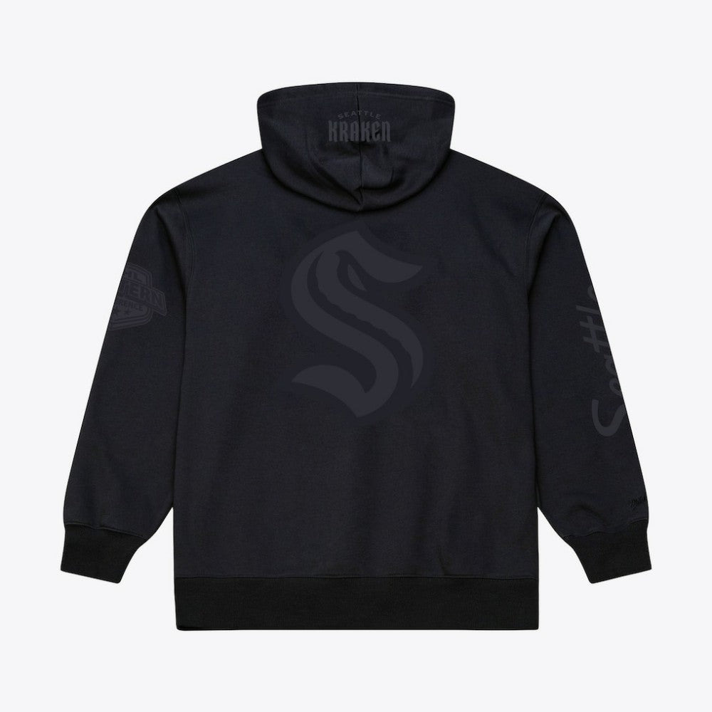 Seattle Kraken Mitchell & Ness Phantom Fleece Hoodie Black