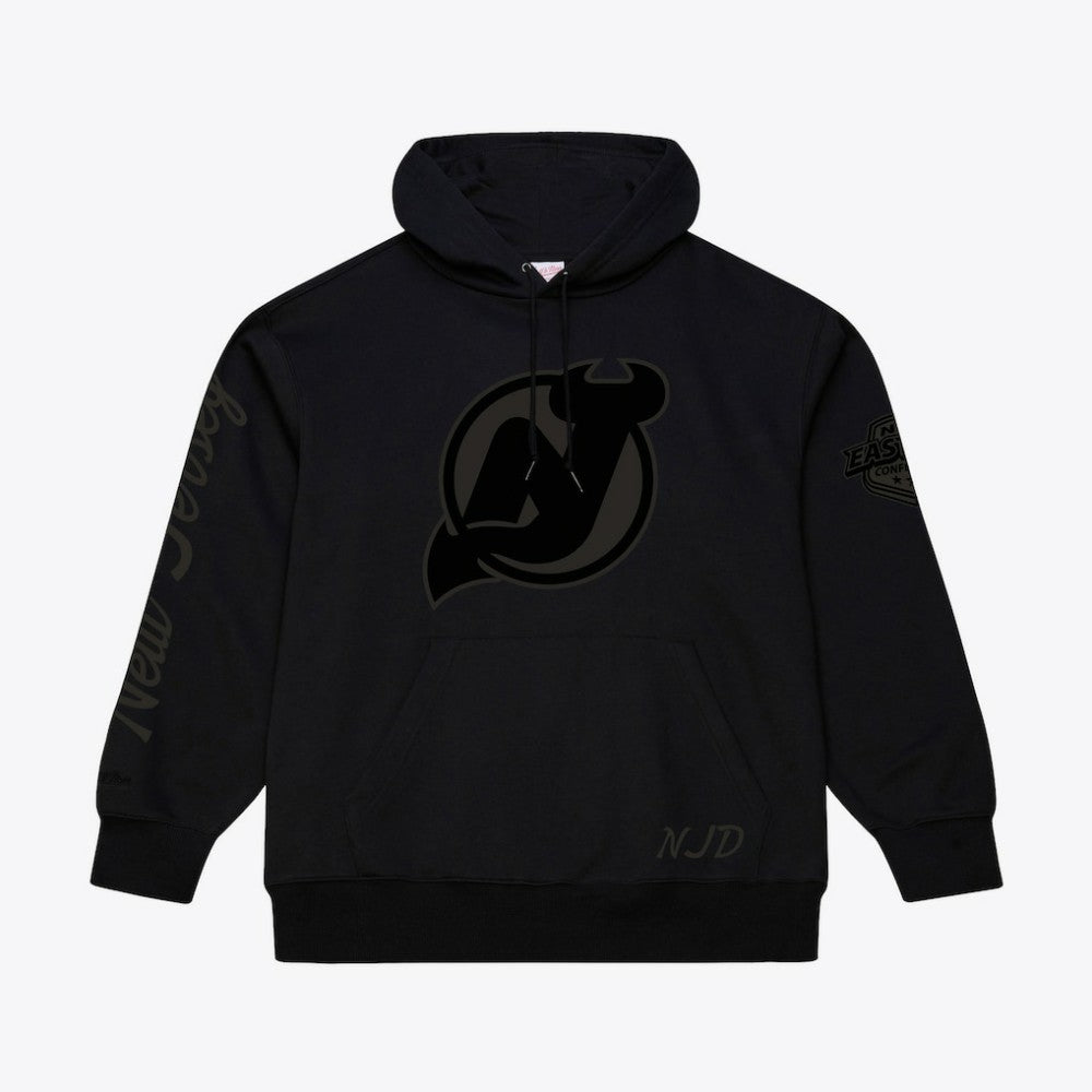 New Jersey Devils - Mitchell & Ness Phantom Fleece Hoodie Black