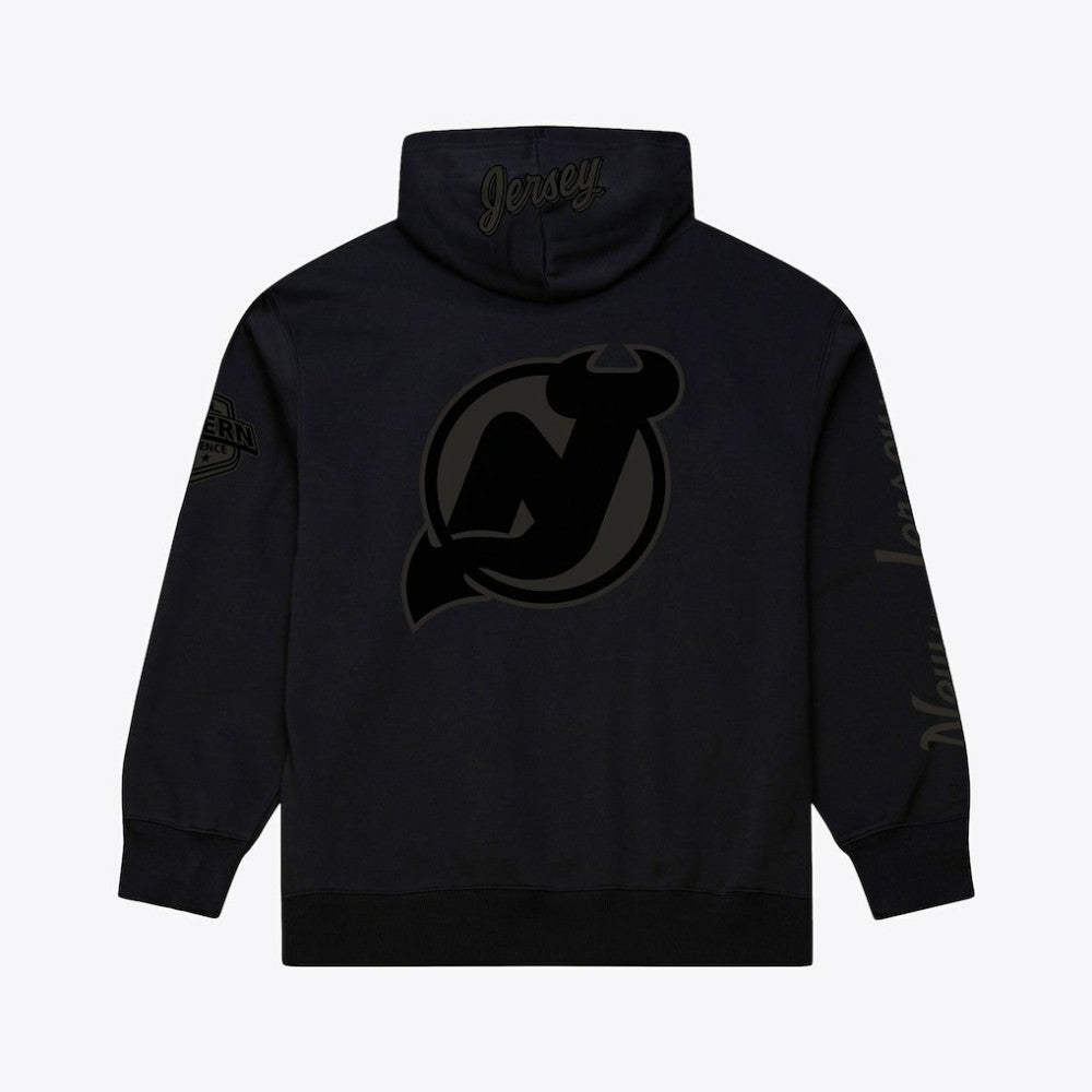 New Jersey Devils - Mitchell & Ness Phantom Fleece Hoodie Black