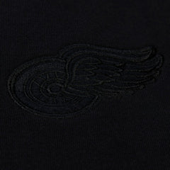 Detroit Red Wings - Mitchell & Ness Unisex Phantom Fleece Crew Neck Sweatshirt Black