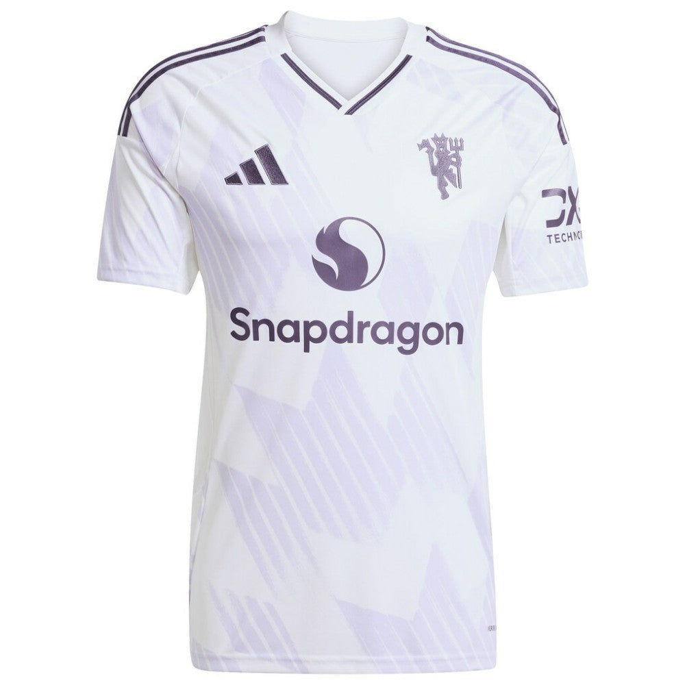 Adidas Amad Diallo Manchester United 2025/26 Away Replica Player Jerseys - White