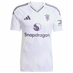 Adidas Kobbie Mainoo Manchester United 2025/26 Away Replica Player Jerseys - White