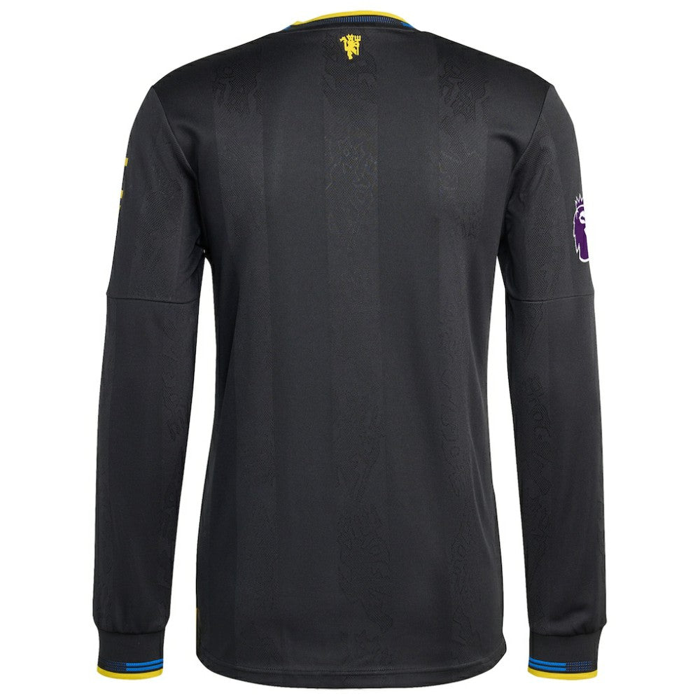 Adidas Manchester United 2025/26 Third Long Sleeve Jerseys - Black