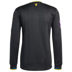 Adidas Manchester United 2025/26 Third Long Sleeve Jerseys - Black